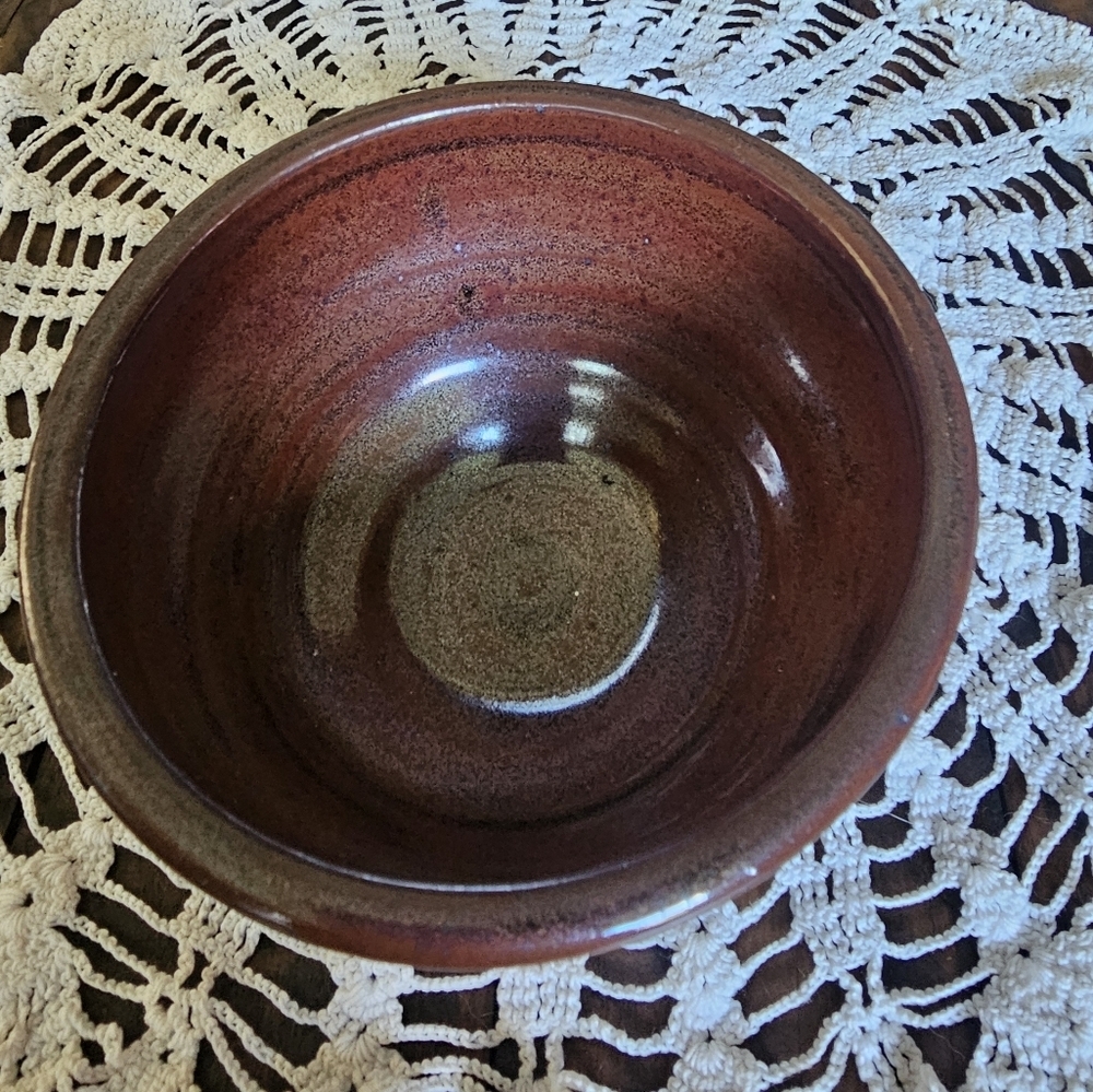 Handmade pottery bowl